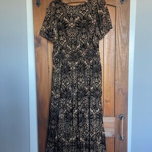 Velvet Burnout Anthropologie Somerset Dress